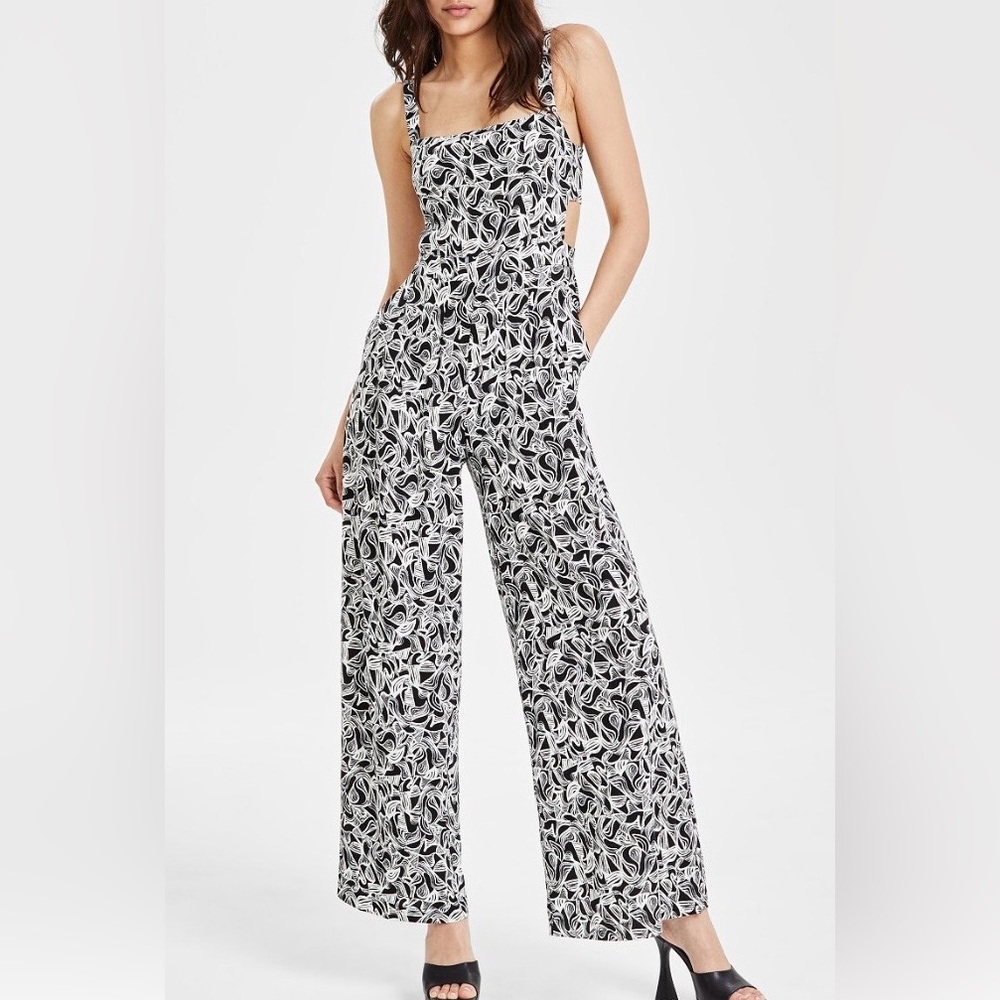 Women's Printed Cutout Jumpsuit